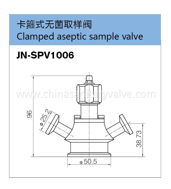 sanitary aseptic sample valves